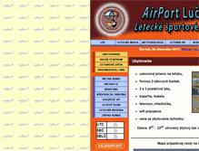 Tablet Screenshot of airportlucenec.sk